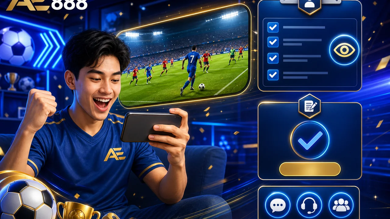 Xem trận bóng trên điện thoại: bảng kiểm ae888 thanh toán cho người hâm mộ