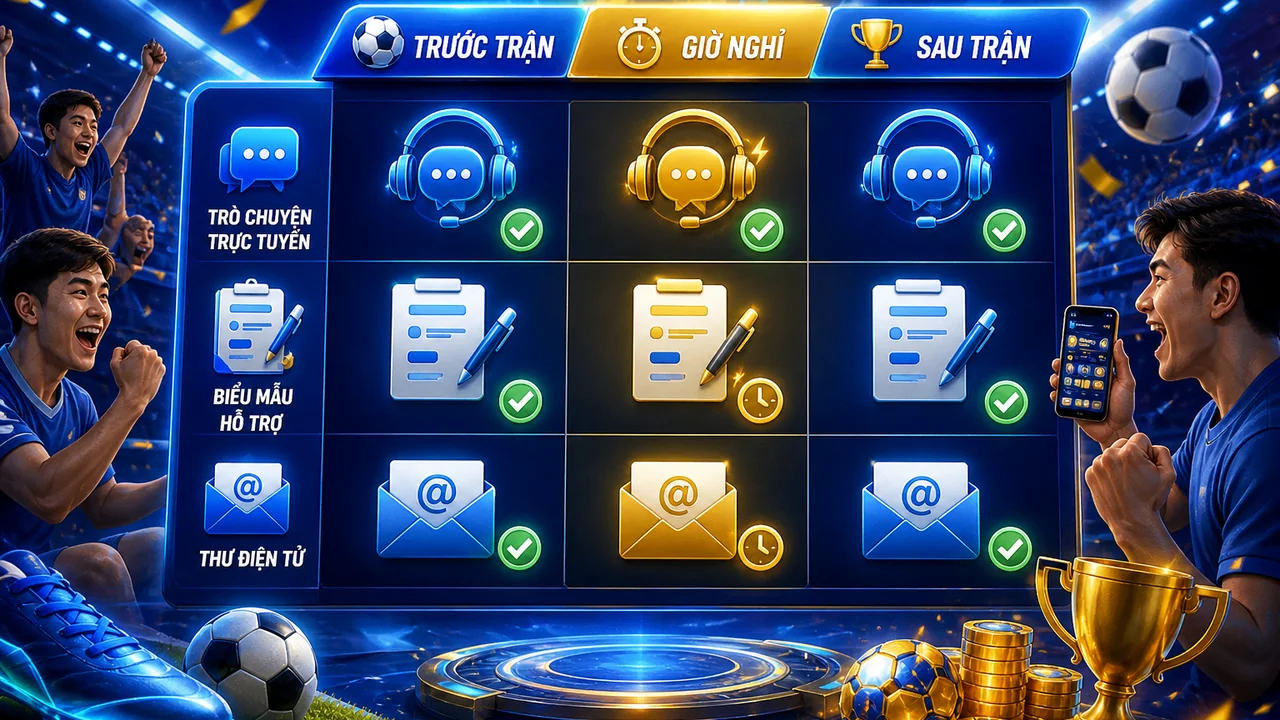 Chọn kênh hỗ trợ đúng lúc: ae888 và ma trận thanh toán cho người mê thể thao