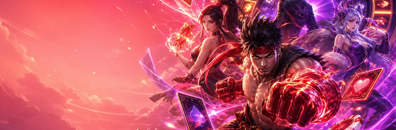 Banner trò chơi nổi bật ae888 nhiều màu sắc